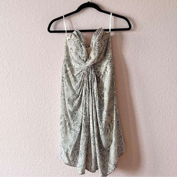 Zimmermann Monochrome Snake Print Mini Dress - Picture 5 of 16